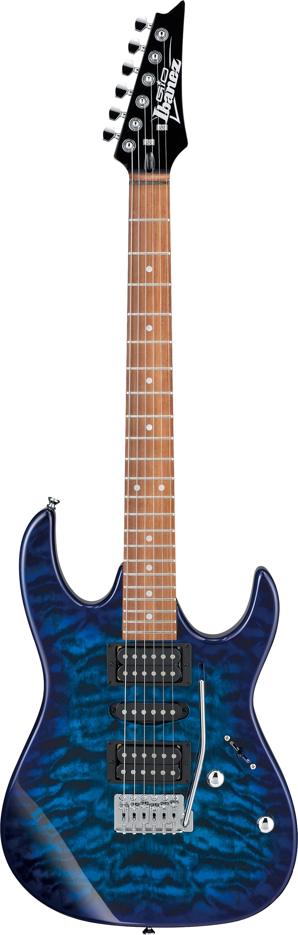 Ibanez GRX70QA-TBB TRANSPARENT BLUE BURST Chitarra Elettrica modello G