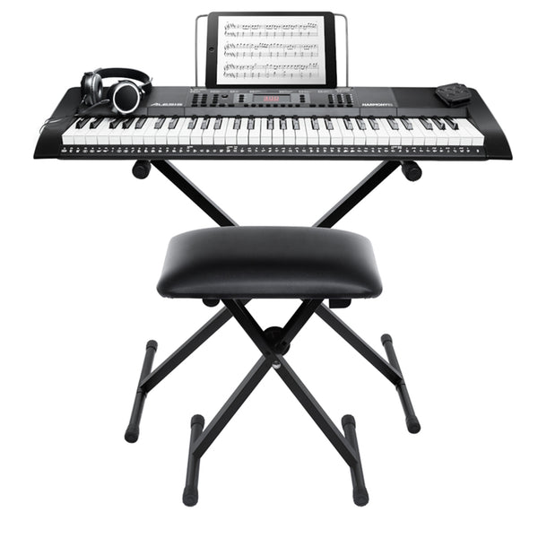Alesis HARMONY 61 MKIII Pack Tastiera 61T+Stand X Panchetta Cuffia Pedale Leggio