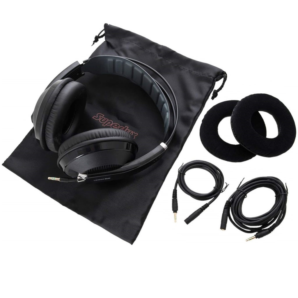 Superlux HD662 EVO BLACK Cuffia Monitor Pro Studio chiusa cavo e senza