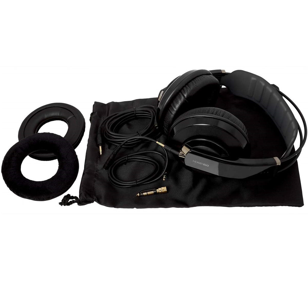 Superlux HD681 EVO BLACK Cuffia Monitor Pro semi aperta con cavo e sen