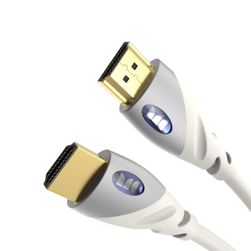 Monster Cable HDMI Essential Ultra HD 4K, 1,2 mt., Bianco