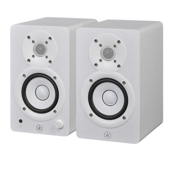 Yamaha HS3 Coppia Monitor Cassa Attiva Pro. da Studio 2 vie 40w RMS x 2, Bianco