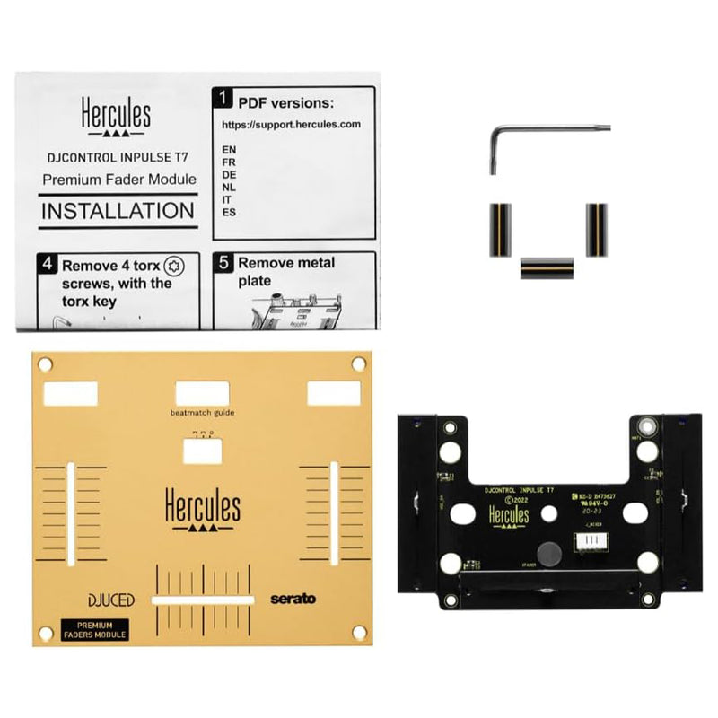 Hercules DjControl Inpulse T7 Premium Fader Modulo 3in1 per DJCONTROL Inpulse T7