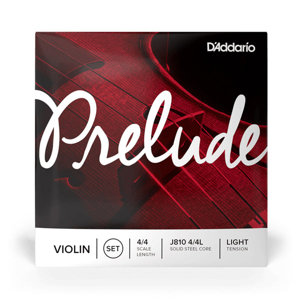 D'Addario J810 4/4L Light Tension Corde x violino PRELUDE Scala 4/4 tens.leggera