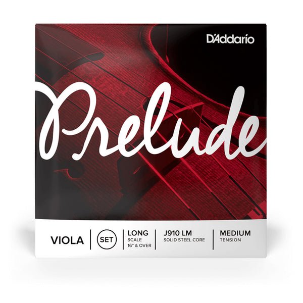 D'Addario J910 LM Prelude Viola String Corde x Viola Tensione Media Scala Lunga