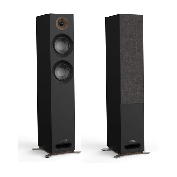 Jamo S 807 Coppia Casse Passive da pavimento con potenza di 100w RMS, Nero