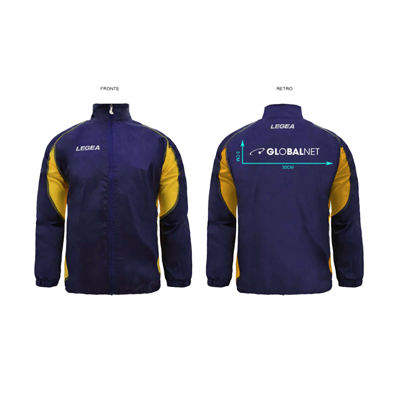 Global Net K203 Rain Jacket Storm XL Blue/Yellow Giacca vento brand. Global Net