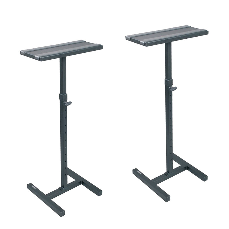 Proel KP820 Coppia Supporto x Monitor audio Studio regol. H. 83/132cm Nero Opaco