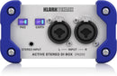 Klark Teknik DN200 DI Box attivo a 2 canali con gamma dinamica estesa