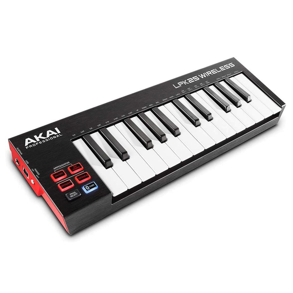 Akai LPK25 WIRELESS Mini Tastiera Controller Bluetooth USB Midi 25 T s