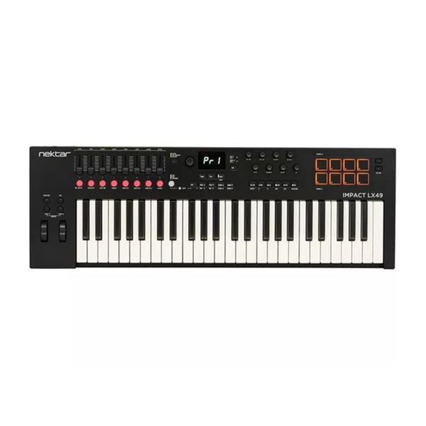 Nektar IMPACT LX49 MK3 Tastiera Controller MIDI e USB a 49 Tasti Sensibili, Nero