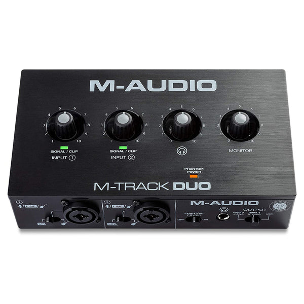 M-Audio M-TRACK DUO Interfaccia scheda audio USB 2In 2Out x mic strumento linea