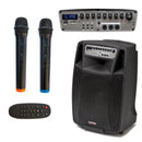 Audiodesign M2 15W/L Trolley Batteria Diffusore Attivo+ 2Mic Palm. Wireless 750w
