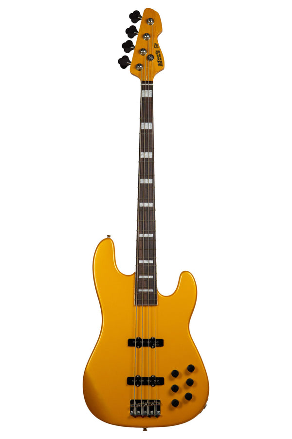 MarkBass MB GV 4 GLOXY Metallic Yellow CR RW Basso Elettrico a 4 Corde