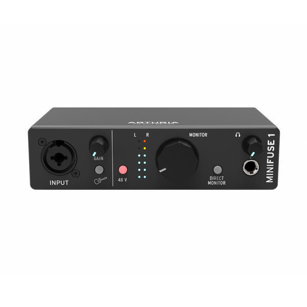 Arturia MINIFUSE 1 BLACK Interfaccia Audio USB C con 1-IN Combo / 2-OUT, Nero