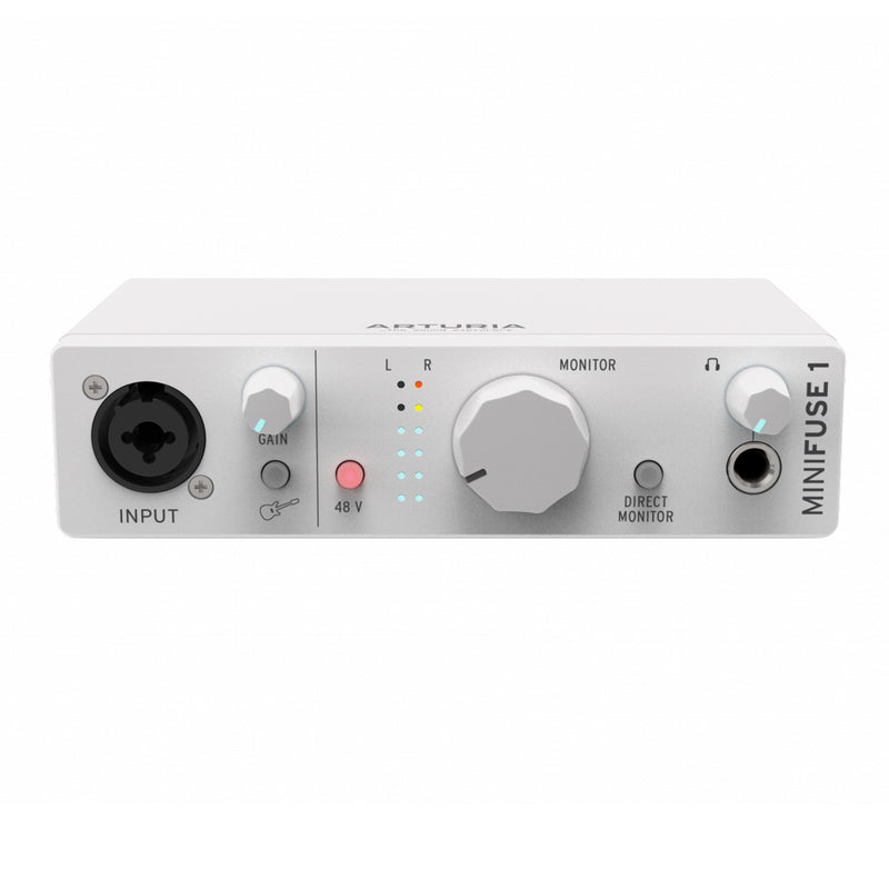 Arturia MINIFUSE 1 WHITE Interfaccia Audio USB C con 1-IN Combo / 2-OUT, Bianco