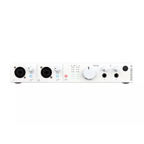 Arturia MINIFUSE 4 WHITE Interfaccia Audio USB C con 2 In Combo, 2 IN TRS, 4 Out