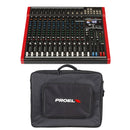 Proel MQ1642X Mixer Pro 16In 12 PreAmpMic HQ+99FX+Bluet./USB x Canto Live +Borsa