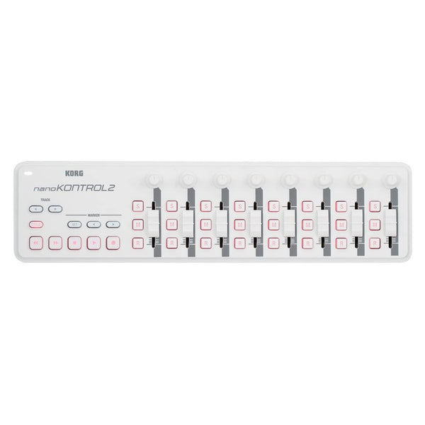Korg nanoKONTROL2-WHT Controller MIDI-USB multifunzione x multi-traccia, Bianco