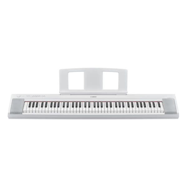 Yamaha NP-35WH WHITE PIAGGERO Pianoforte tastiera Digi portatile batterie 76 t.