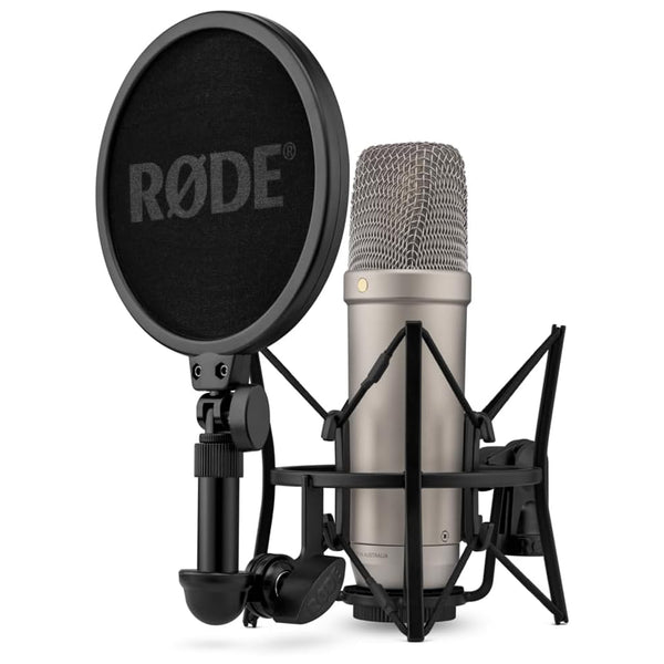 Rode NT1 5TH Generation Microfono Pro Studio + filtro antipop, XLR e USB Silver