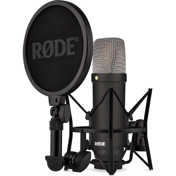 Rode NT1 Signature Microfono pro da studio a condensatore diaframma largo, Nero