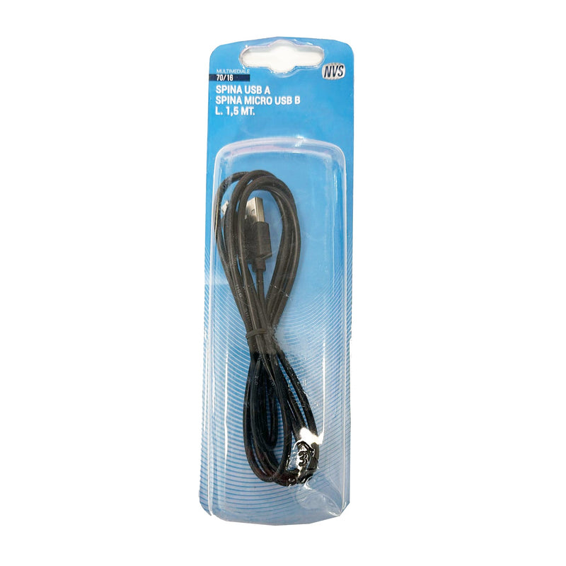 » Nuova Video Suono 70-16 Cavo USB A a spina micro USB B, 1,5mt, Nero (100% off)