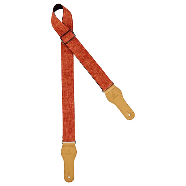 Ortega OCS-260 Guitar Cotton Strap Orange Tracolla per Chitarra in cotone