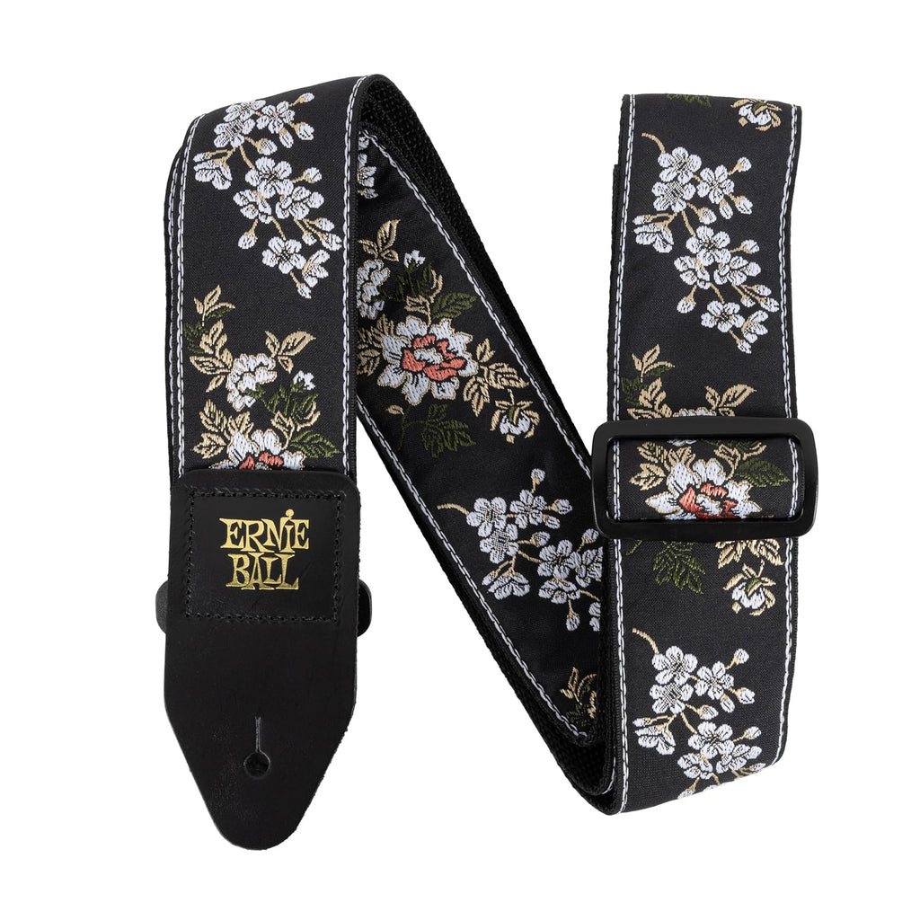 Ernie Ball P05362 White Blossom Tracolla Classic Jacquard per Chitarra