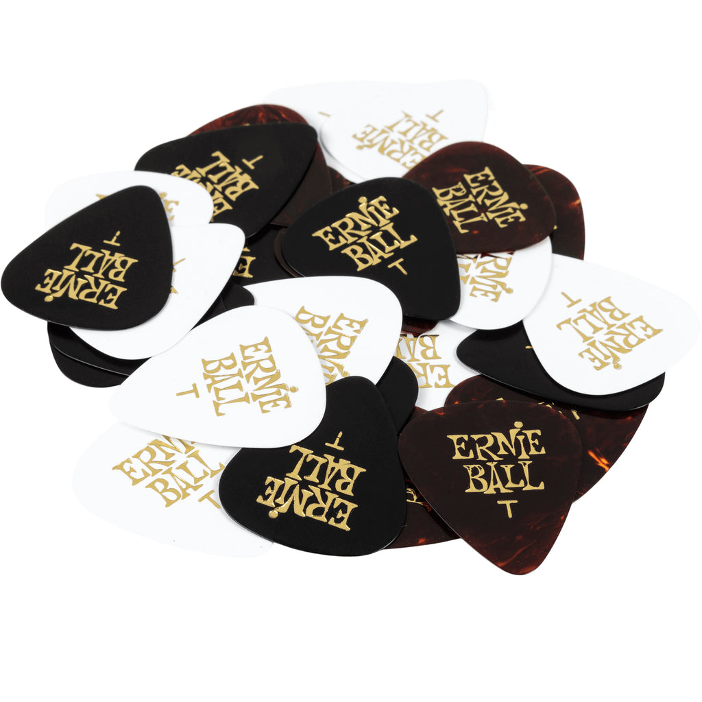 Ernie Ball P09118 NITRATO/ACETATO PICKS Plettri Cellulosa Colori Misti