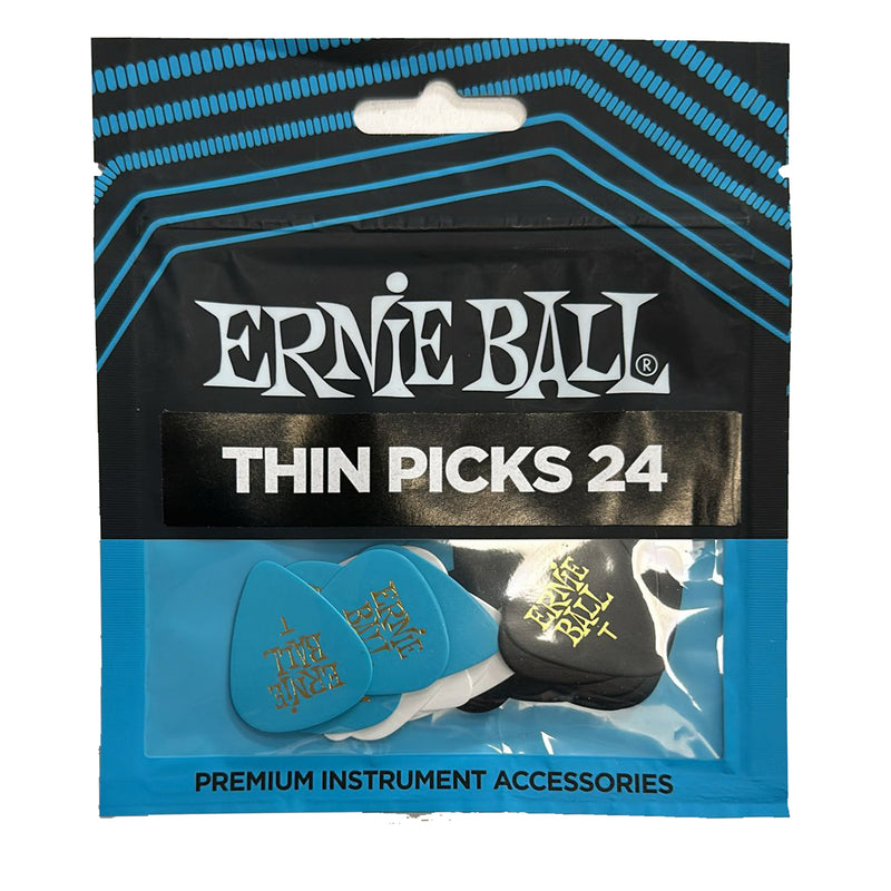 Ernie Ball P09170 NITRATO/ACETATO PICKS Plettri Cellulosa Colori Misti 46mm 24p