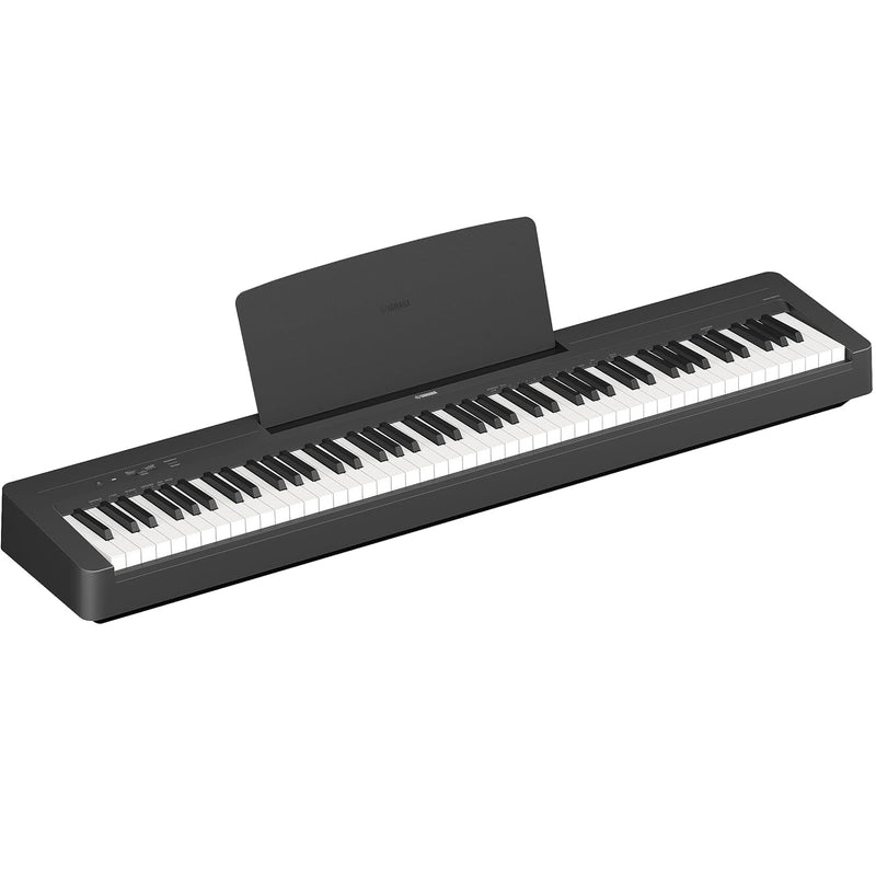 Yamaha P-143B Pianoforte digitale a 88 tasti pesati Graded Hammer Compact, Nero