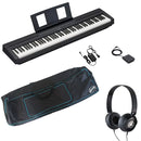Yamaha P-45B Pianoforte Tastiera 88Tasti pesati + Yamaha HPH-50B + Dam BP134 Borsa trasporto