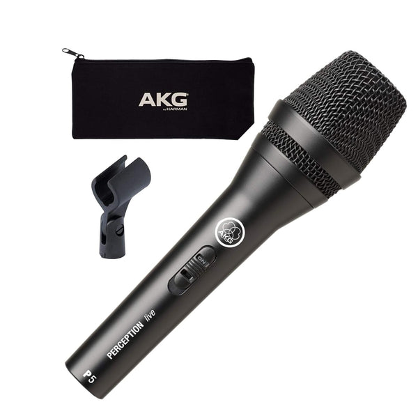 AKG P5S Percepition Live Microfono dinamico cablato interruttore On/off x voce