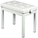 Proel PB60MSSWWH Panca x pianoforte. altez. regol. acciaio vernic. bianco opaco