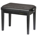 Proel PB90VSBBK Panca professionale regolabile in legno per piano, Nero Opaco