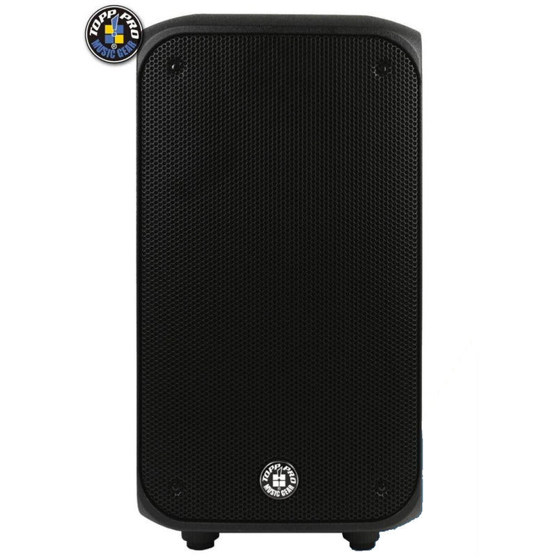 TOPP PRO PLAY-100 Trolley attivo a batteria +Mixer+ 1 Radio Mic palmare wireless