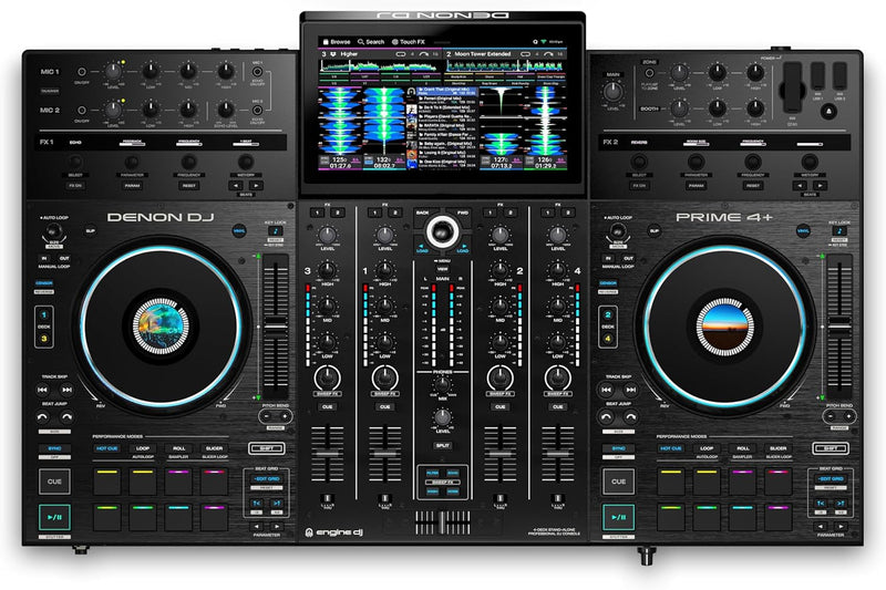 Denon Dj PRIME 4+ Controller Dj 4Deck Disp.10" stem separation streaming wi-fi