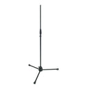 Proel PRO110BK Asta Pro diritta x microfono base tripoide alluminio nero opaco