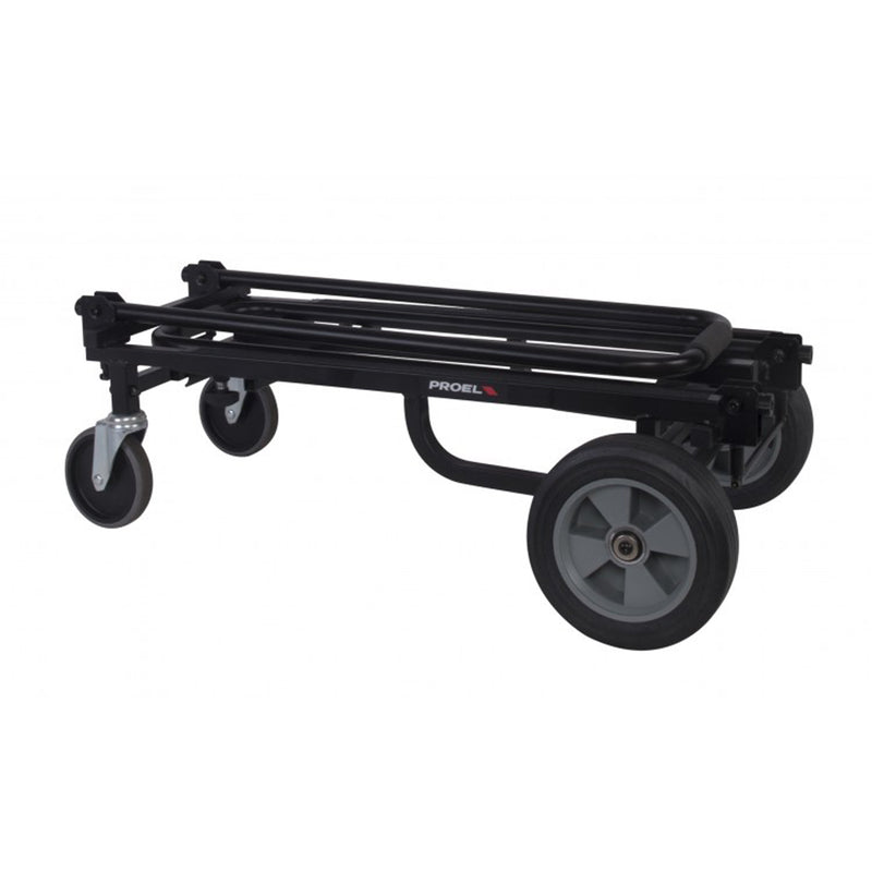 Proel PROKARTXL Carrello x trasporto attrezzature musicali x DJ portatile, Nero