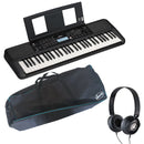 Yamaha PSR-E383 Tastiera Dig. Portatile 61T + HPH-50B + Dam BT100 Borsa trasp.