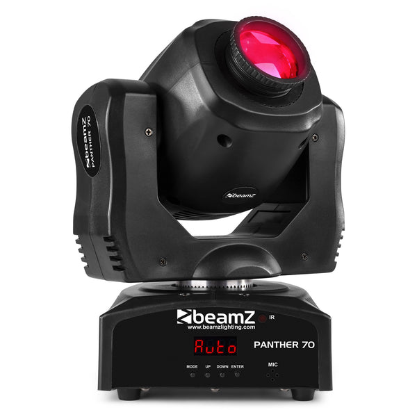 Beamz Panther 70 Led Spot Moving Head Testa mobile da 70w con ruota da 7 Colori