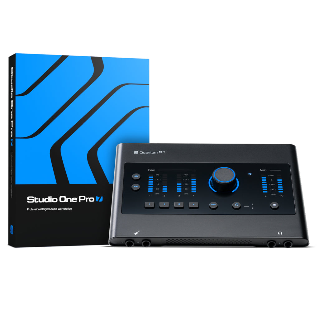 PreSonus QUANTUM ES 4 Bundle Interf. audio 4x4 24 bit + licenz. Studio