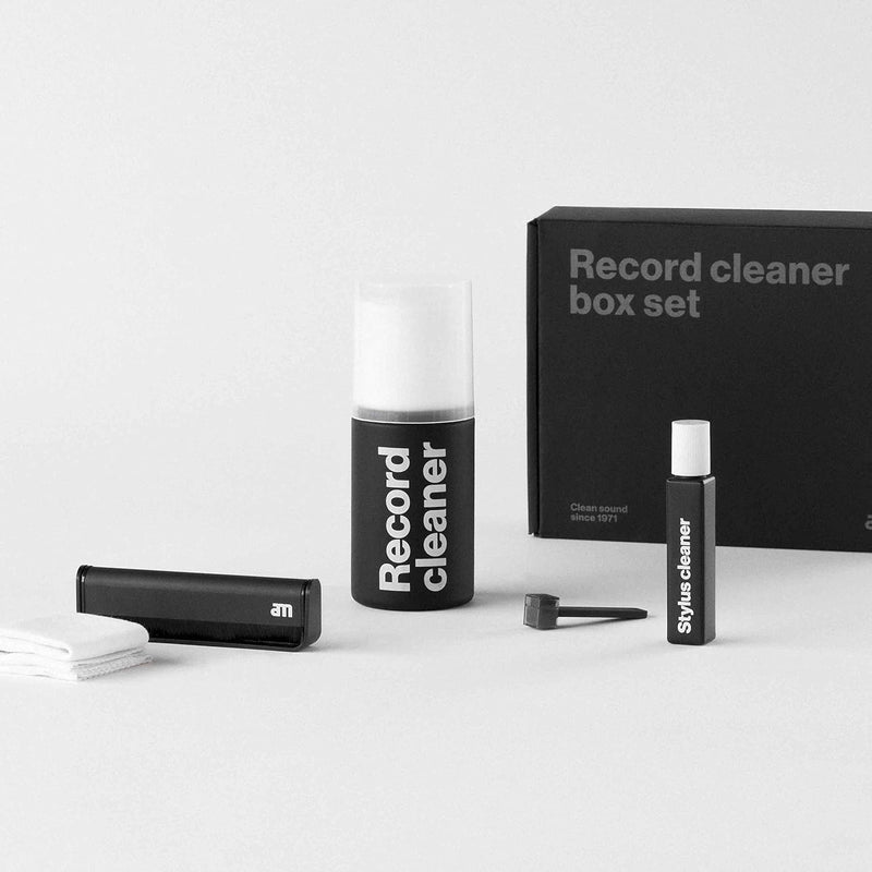 AM Clean Sound RECORD CLEANER BOX SET di accessori x pulizia vinile e puntine