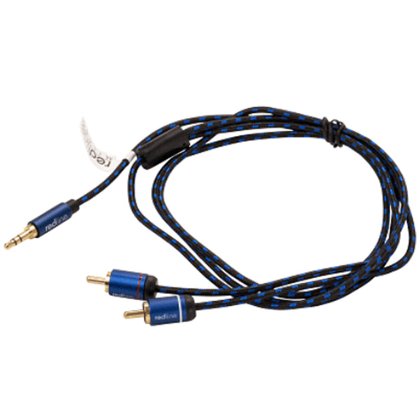 Redline RDL2192 Cavo audio MiniJack 3,5mm Maschio Stereo a 2 RCA Maschio, 1,50mt