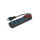 Redline RDL5919 Multipresa elettrica 4Out 2P+T10/16A+1Spina16A+interrut. lumin.