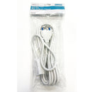 Redline RDL5926 Prolunga elettrica Spina 16A Presa 16/10A 2P+T Bipass 5mt Bianco