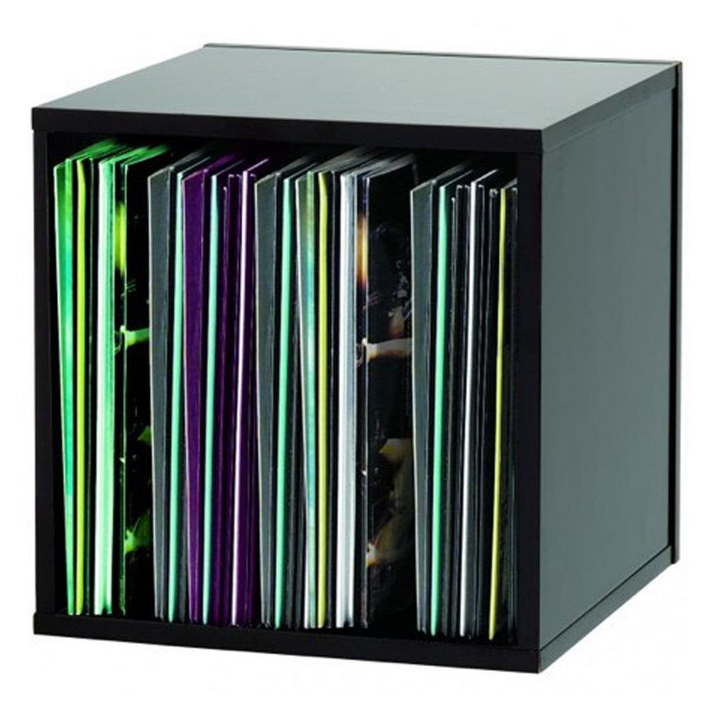 Glorious RECORD BOX 110 BLACK Raccoglitore MDF x110 vinili 12" impilab