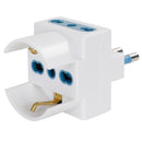 Redline RDL5916 Adattatore Triplo Schuko Bipas Schuko16A, 2 BipasIta+1Schuko 16A