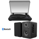 RLINE RLTN05MB Giradischi a cinghia con BT Matt Black+RLINE RLSP04MB 2 Diffusori
